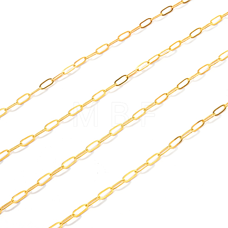 Brass Paperclip Chains CHC-R134-G-1