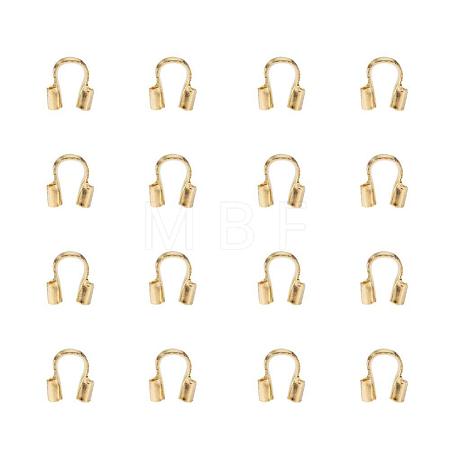Eco-Friendly Rack Plating Brass Wire Guardians KK-I606-30G-NR-1