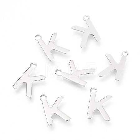 Non-Tarnish 201 Stainless Steel Charms X-STAS-C021-06P-K-1