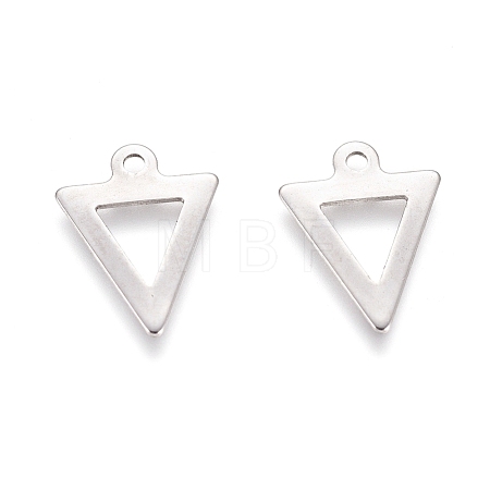 Non-Tarnish 201 Stainless Steel Charms STAS-I123-18P-A-1