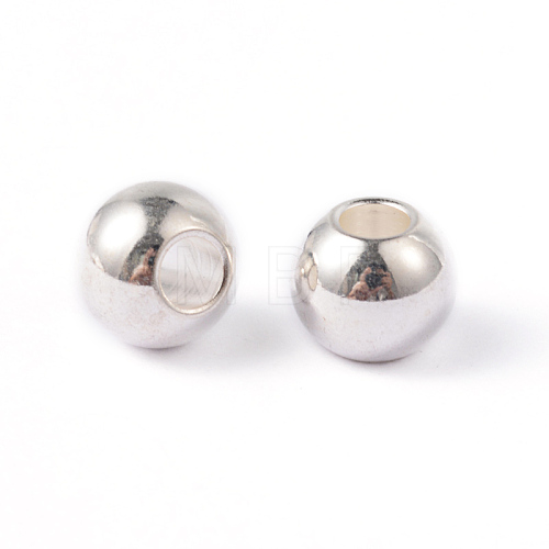 Round 202 Stainless Steel Beads STAS-O091-C-04S-1