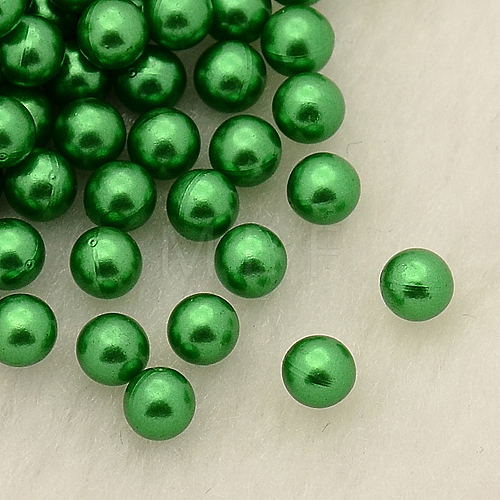 ABS Plastic Imitation Pearl Round Beads MACR-F033-8mm-11-1