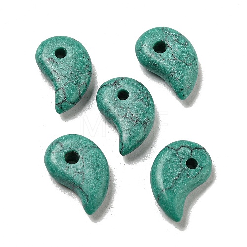 Dyed Synthetic Turquoise Beads G-G075-12B-1