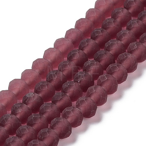 Transparent Glass Beads Strands EGLA-A044-T8mm-MD13-1