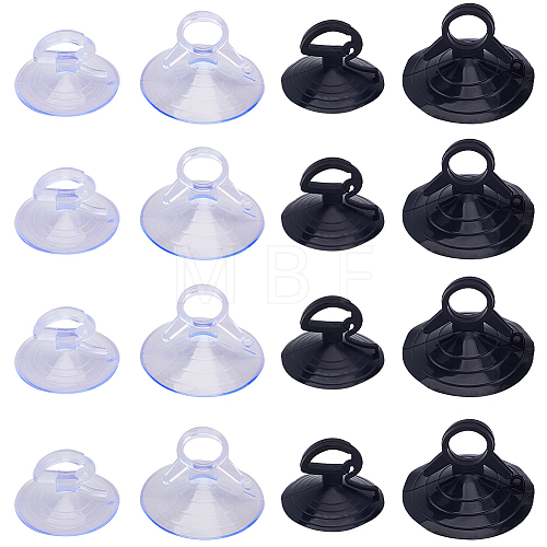 Gorgecraft 32Pcs 4 Style PVC Car Glass Windshield Sunshade Suction Cups FIND-GF0005-65-1