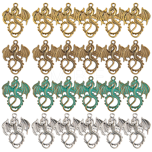 Tibetan Style Alloy Pendants PALLOY-SC0002-08-1