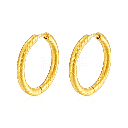 Stylish Stainless Steel Hoop Earrings RV4103-11-1