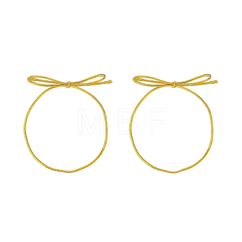 Metallic Stretch Loops with Pre-Tied Bows EC-WH0003-17A-1