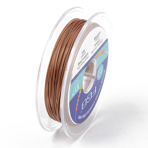 Tiger Tail Beading Wire TWIR-R007-0.4mm-11-1