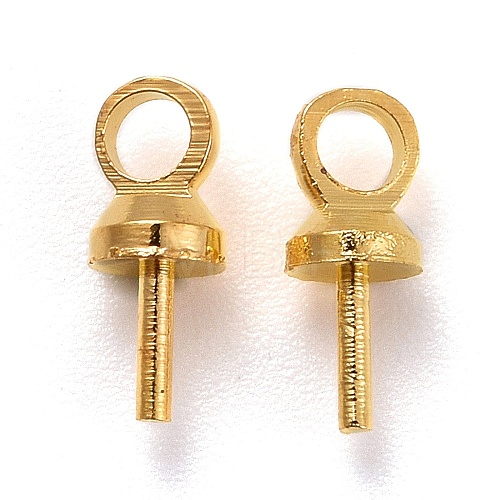 Brass Cup Peg Bails Pendants X-KK-Z018-01B-G-1