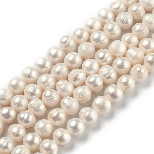 Natural Cultured Freshwater Pearl Beads Strands PEAR-L033-27-01-1