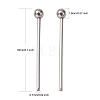 304 Stainless Steel Ball Head pins STAS-N017-02-18mm-2