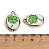 Printed Handmade Porcelain with Brass Pendants PR-CBAB520-07B-3