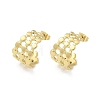 Ion Plating(IP) 304 Stainless Steel C-Shaped Stud Earrings for Women EJEW-A119-15G-4