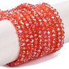 Baking Electroplate Glass Beads Strands DGLA-A039-J2mm-BM-2