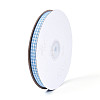 Single Face Plaid Polyester Satin Ribbon SRIB-T009-10D-2