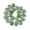 Natural Green Aventurine Beads Strands G-P434-25-3
