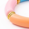 Opaque Acrylic Beaded Bracelet Sets BJEW-JB06513-7