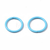 Spray Painted Iron Linking Rings X-IFIN-T017-03-3