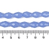 Electroplate Imitation Jade Glass Beads Strands EGLA-N013-J10mm-D06-4