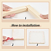 24Pcs Wooden Stretcher Bar for Needlework TOOL-WH0059-087-3