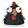 50Pcs Chicken Paper Self-Adhesive Picture Stickers AJEW-S086-07-3