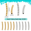 Unicraftale 30Pcs 2 Colors 304 Stainless Steel Tube Beads STAS-UN0054-16-3