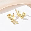 Brass Cuff Earrings for Women EJEW-A167-26G-3