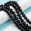 Natural Black Onyx Beads Strands G-Z024-03C-4