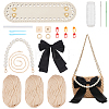 DIY Women's Bowknot Crossbody Bag Making Kits PURS-WH0005-58B-1