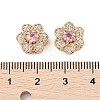 Rack Plating Brass Micro Pave Cubic Zirconia Beads KK-F879-02G-02-3