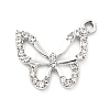 Alloy Rhinestone Pendants ALRI-C007-10P-2