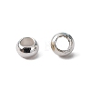 Brass Crimp Beads KK-L022-S-1