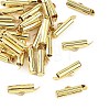 SHEGRACE Brass Slide On End Clasp Tubes XGRQ1R533-357G-1