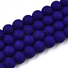 Opaque Glass Beads Strands X-GLAA-T032-P8mm-MD03-1