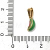 304 Stainless Steel Enamel Fruit Vegetable Charms STAS-F336-02I-G-3
