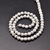 Synthetical Howlite Round Bead Strands G-P072-42-4mm-2