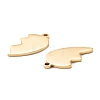 304 Stainless Steel Split Pendants LS-STAS-G251-07B-G-3