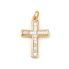 Brass Enamel Pendants KK-L255-07G-2
