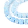 Anti-Tarnish Electroplate Glass Beads Strands GLAA-T025-4mm-10F-3