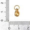 Birthstone 304 Stainless Steel Rhinestone Pendants STAS-L312-02G-04-3
