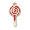 Christmas Theme Alloy Enamel Pendants ENAM-K074-02E-01-1