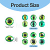 70Pcs 2 Styles Glass Cabochons GLAA-TADJ0001-18B-4