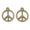Tibetan Style Alloy Pendants TIBEP-K67-AB-NR-1