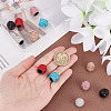 12Pcs 6 Colors Polymer Clay Rhinestone Bling Valve Stem Caps FIND-CP0001-37-3