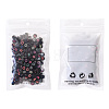 Opaque Black Acrylic Beads SACR-YW0001-21A-9