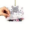 Acrylic Hanging Ornaments PW-WG1A154-01-4