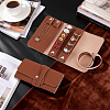2Pcs PU Leather Jewelry Rolls for Rings Earrings Necklaces AJEW-FG0005-98C-4