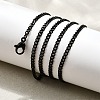 304 Stainless Steel Curb Chain Necklaces NJEW-L162-01A-B-2