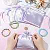Satin Cloth Drawstring Pouches with Flower ST-CJ0048-001D-4